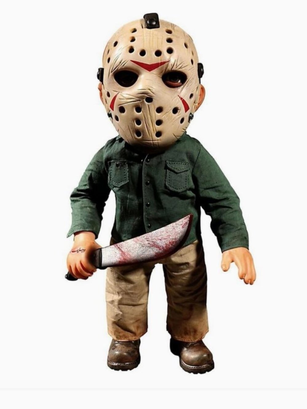 Mezco Friday the 13th Jason Voorhees 15" Mega Scale Doll Figure w/ Sound In Box